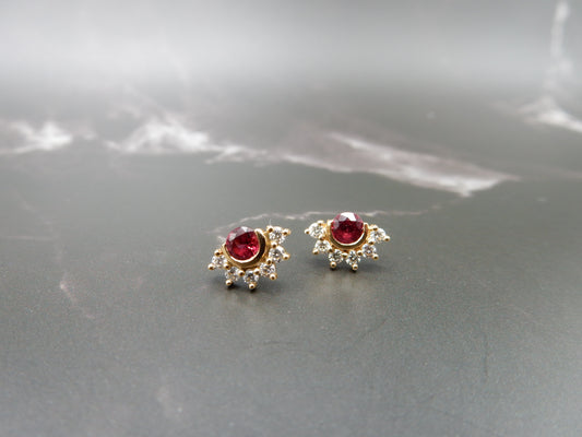 Nouvel Heritage Spinel &  Diamond Earrings