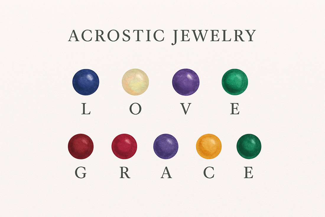 Acrostic Jewelry: When Gemstones Speak