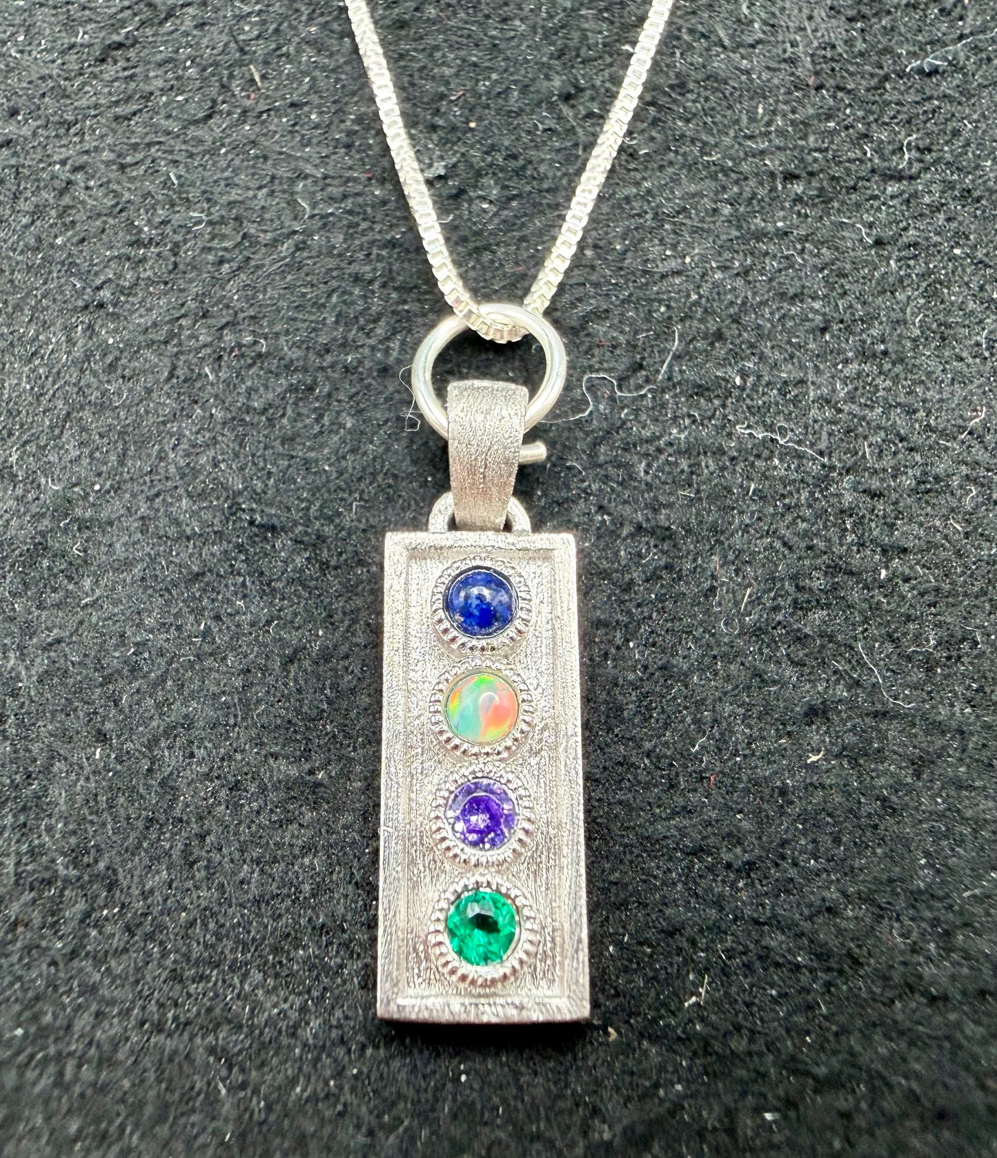 LOVE Acrostic Pendant-Sterling Silver