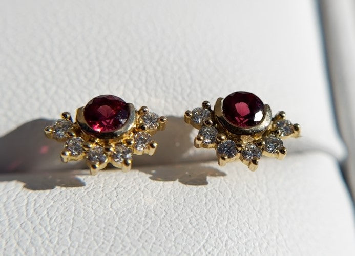 Nouvel Heritage Spinel &  Diamond Earrings