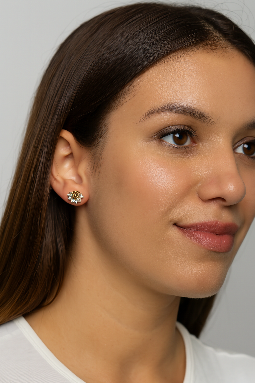 Nouvel Heritage Garnet & Diamond Earrings